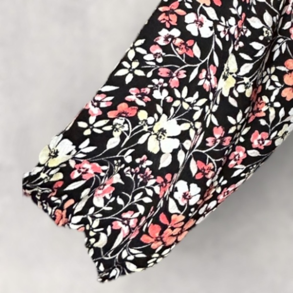 AGB Floral 3/4 Sleeve XL‎ Blouse - Picture 4 of 7